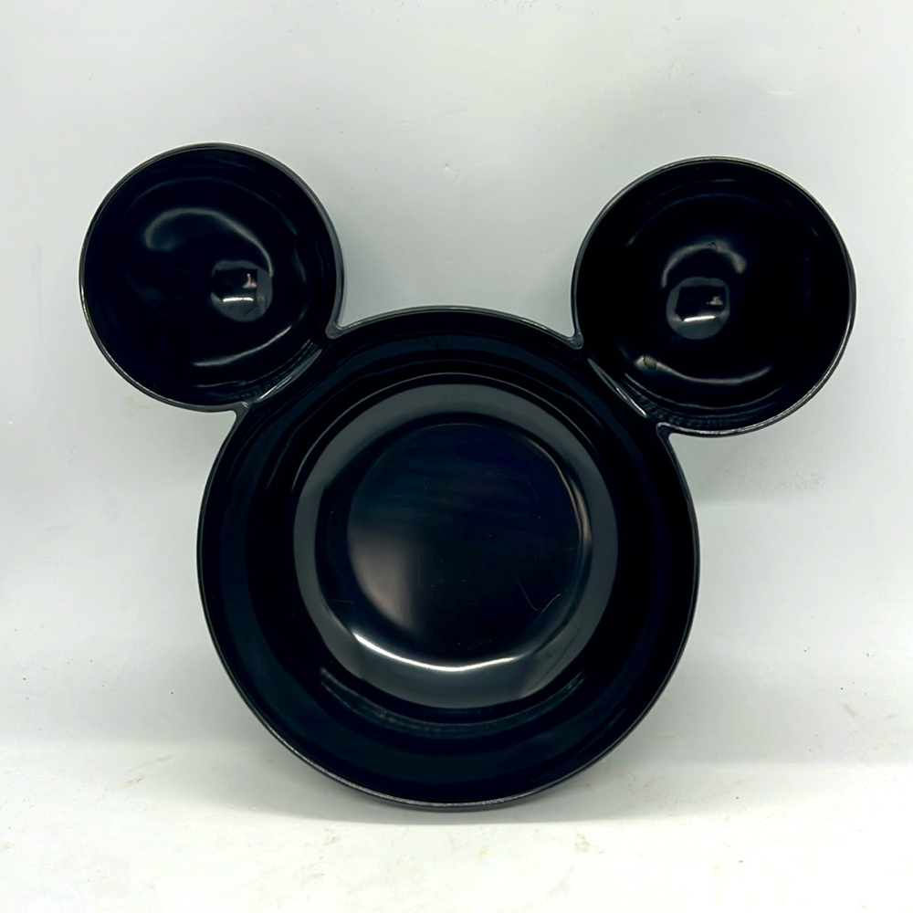 Zak! Designs Mickey Mouse Head Shaped Snack Chip Dip Bowl Dish